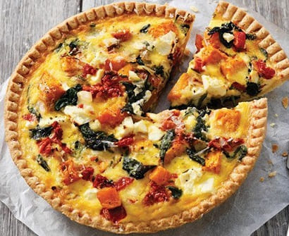 Spinach and Feta Quiche